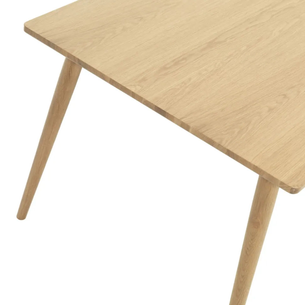 KIYO Table à manger extensible 4 à 10 personnes en bois 150-240x90cm