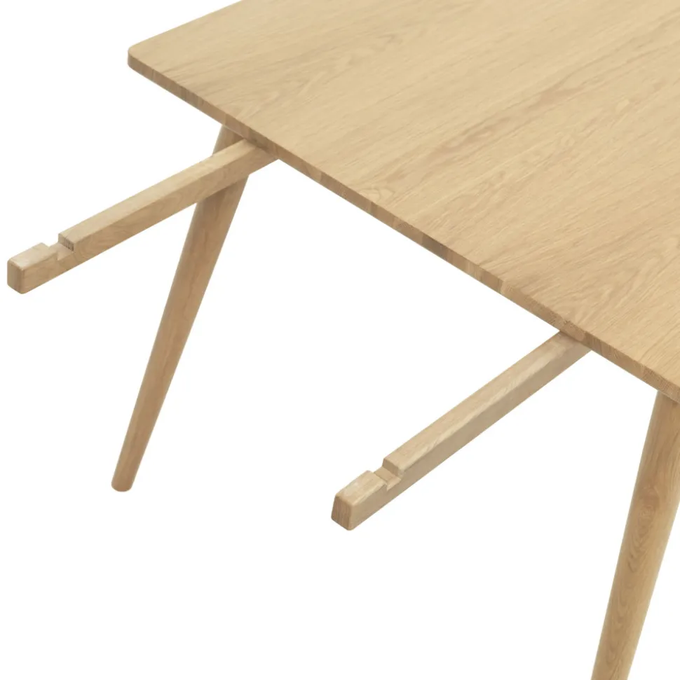 KIYO Table à manger extensible 4 à 10 personnes en bois 150-240x90cm