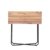 KORA Jardinière en bois et métal H 62 cm