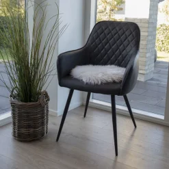 LAMBSKIN SEAT Galette de chaise en peau de mouton