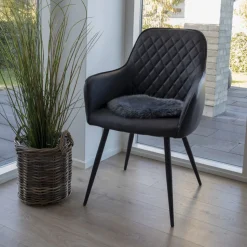 LAMBSKIN SEAT Galette de chaise en peau de mouton