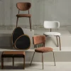 LEIF Miroir organique en bois 64x38cm