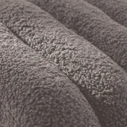 LETO Banc rembourré en tissu bouclette L79cm