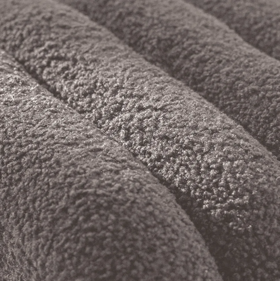 LETO Banc rembourré en tissu bouclette L79cm