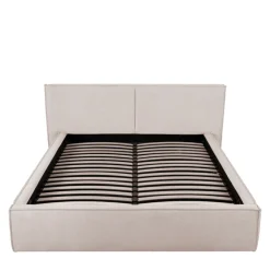 LIBERIA Lit coffre en tissu 140x190cm