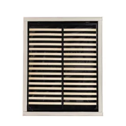 LIBERIO Lit coffre en tissu 160x200cm