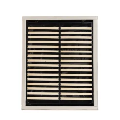 LIBERIO Lit coffre en tissu 140x190cm
