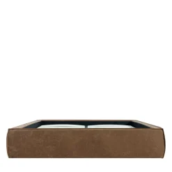 LIBERIO Lit coffre en tissu 160x200cm