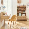 LILOU Bibliothèque enfant en bois et cannage H140cm
