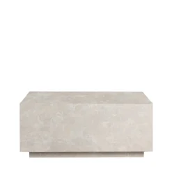 LIPANI Table basse effet marbre 90x50cm