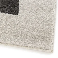 LÉO II Tapis contemporain à motif géométrique