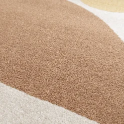 LÉO Tapis contemporain à motif géométrique