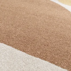 LÉO Tapis contemporain à motif géométrique