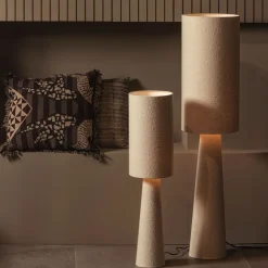 LOFT Lampadaire en tissu bouclette H90cm