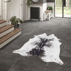 LOOPI Tapis imitation peau de vache
