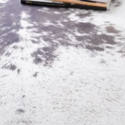 LOOPI Tapis imitation peau de vache