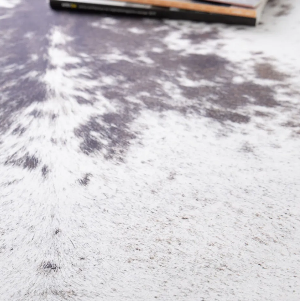 LOOPI Tapis imitation peau de vache