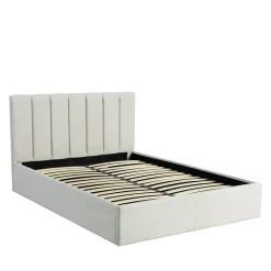 LOU Lit coffre en tissu 140x190cm