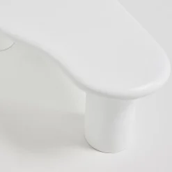 LUNA Table basse organique en fibre de ciment L120cm