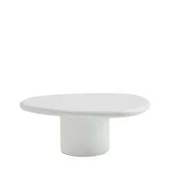 LUNA Table basse organique en fibre de ciment L80cm