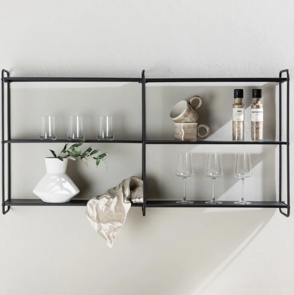LYON Étagère murale en métal L122cm