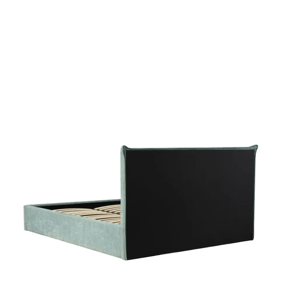 MAC BETH Lit coffre en tissu 160x200cm