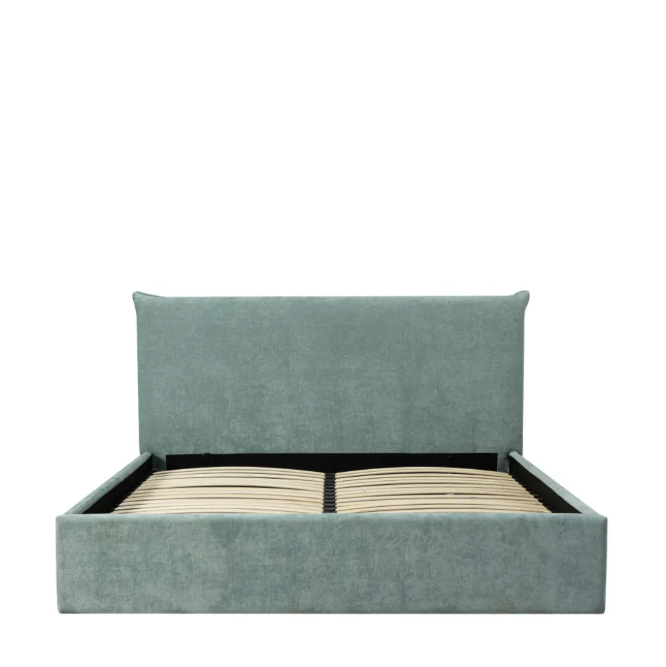 MAC BETH Lit coffre en tissu 160x200cm