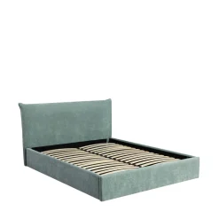 MAC BETH Lit coffre en tissu 160x200cm