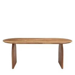 MALANG Table à manger 8 personnes en bois massif d'acacia