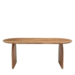 MALANG Table à manger 8 personnes en bois massif d'acacia