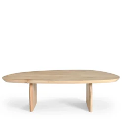 MALANG Table basse organique en bois massif de manguier