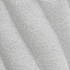 MALLOW Pouf rond en tissu bouclette ø37cm