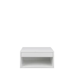 MANO Table de chevet murale 1 niche, 1 tiroir en bois