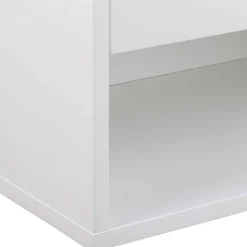 MANO Table de chevet murale 1 niche, 1 tiroir en bois