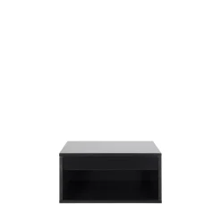 MANO Table de chevet murale 1 niche, 1 tiroir en bois