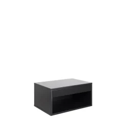 MANO Table de chevet murale 1 niche, 1 tiroir en bois