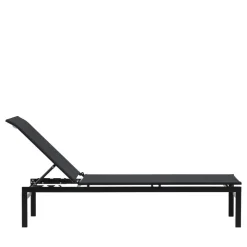 MASSIMO Chaise longue inclinable en aluminium