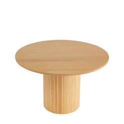 MATI Table à manger 4 personnes ronde en bois