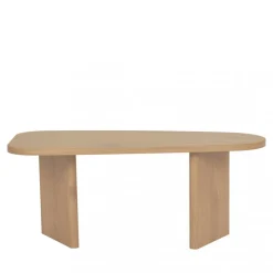 MELO Table basse organique en bois 100x50cm