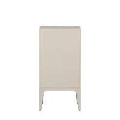 MERGE Petit meuble de rangement 4 tiroirs en bois et métal H89cm