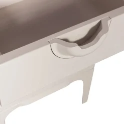 MERGE Petit meuble de rangement 4 tiroirs en bois et métal H89cm