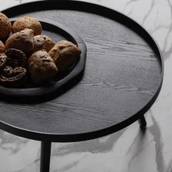 MESA Table d'appoint ronde bois ø60cm