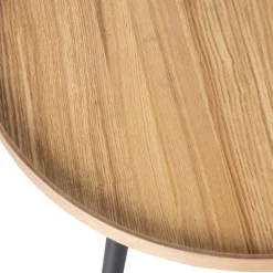 MESA Table d'appoint ronde bois ø78cm
