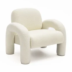 MIO Fauteuil en tissu bouclette