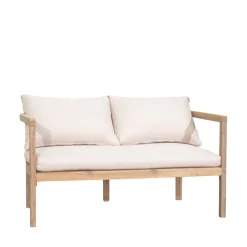 MIRANA Salon de jardin 4 personnes en bois d'acacia