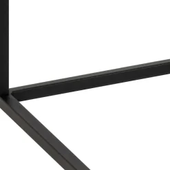 MIXO Table basse en effet marbre et métal 110x55cm