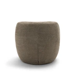 MO Fauteuil rond en tissu bouclette