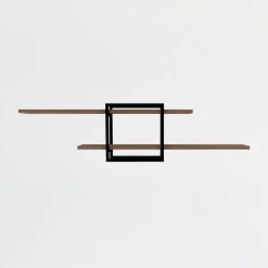MOA Étagère murale en bois et métal L120cm