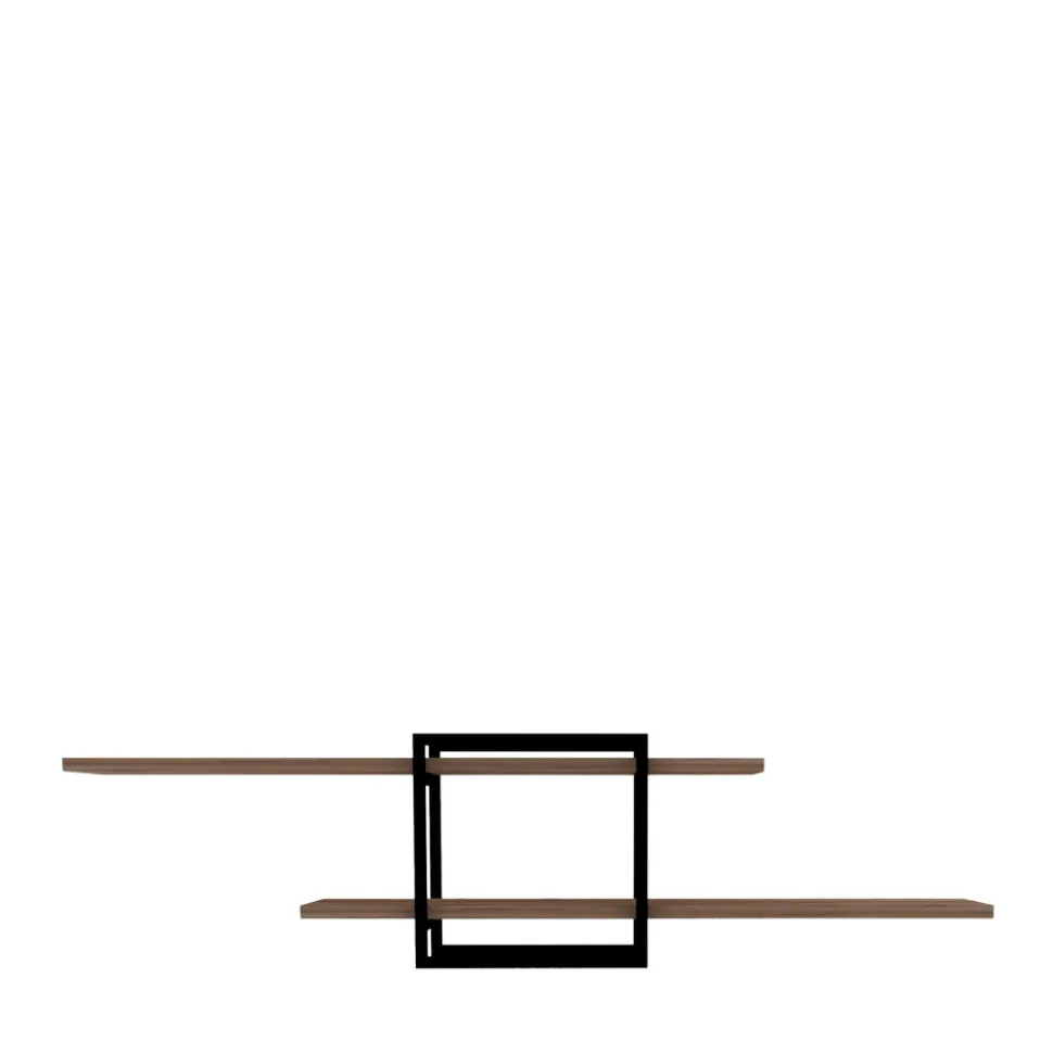 MOA Étagère murale en bois et métal L120cm