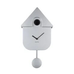 MODERN CUCKOO Horloge à pendule finition métallisée